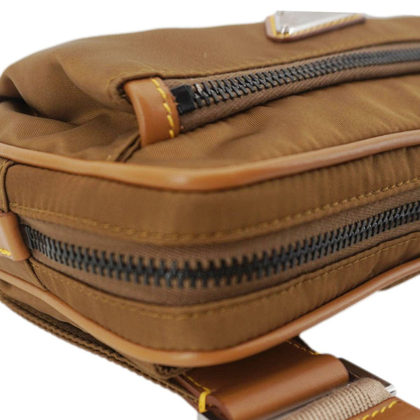 PRADA Re-Nylon Belt Bag Brown