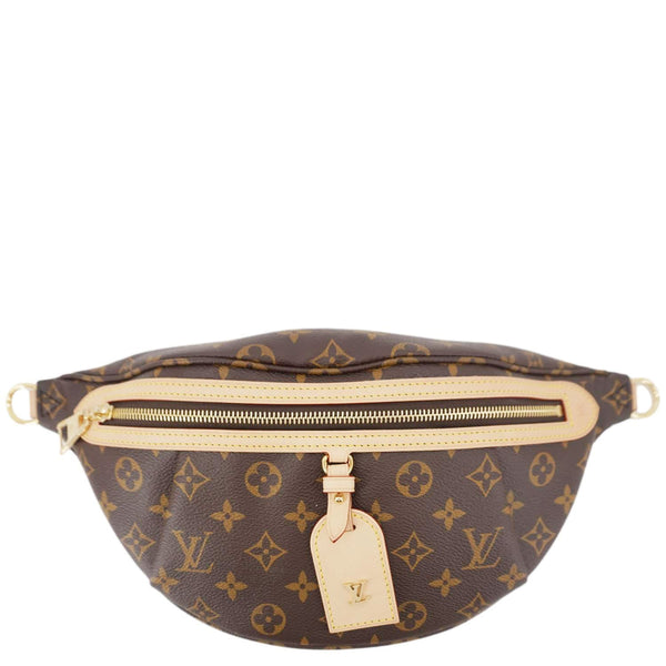 LOUIS VUITTON High Rise Monogram Canvas Bumbag Brown