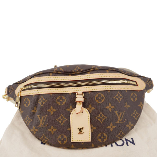 LOUIS VUITTON High Rise Monogram Canvas Bumbag Brown
