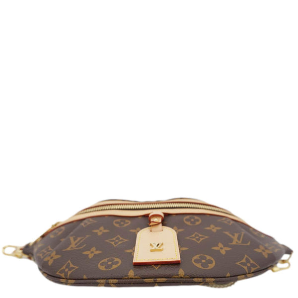 LOUIS VUITTON High Rise Monogram Canvas Bumbag Brown