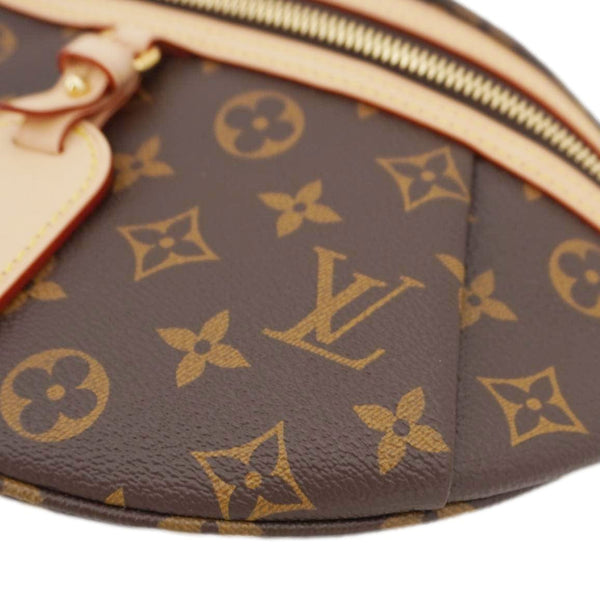 LOUIS VUITTON High Rise Monogram Canvas Bumbag Brown