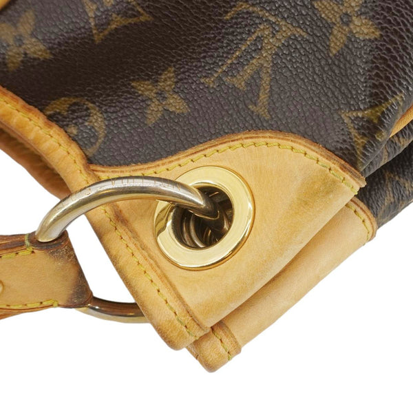 LOUIS VUITTON Galliera PM Monogram Canvas Shoulder Bag Brown