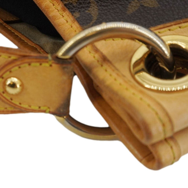 LOUIS VUITTON Galliera PM Monogram Canvas Shoulder Bag Brown