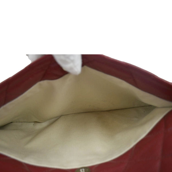 CHANEL Timeless CC Soft Quilted Leather Shopping Tote Bag Red