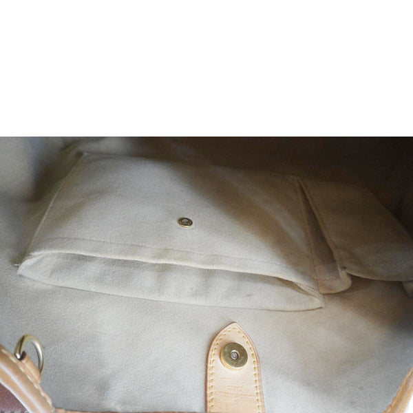 LOUIS VUITTON Galliera PM Monogram Canvas Shoulder Bag Brown