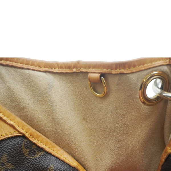 LOUIS VUITTON Galliera PM Monogram Canvas Shoulder Bag Brown