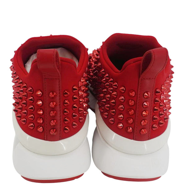 CHRISTIAN LOUBOUTIN Spike Sock Sneakers Red Size US 6
