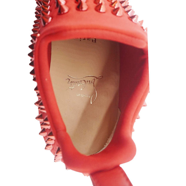 CHRISTIAN LOUBOUTIN Spike Sock Sneakers Red Size US 6