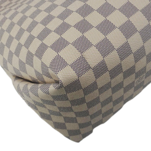 LOUIS VUITTON Beaubourg MM Damier Azur Shoulder Bag Rose Ballerine