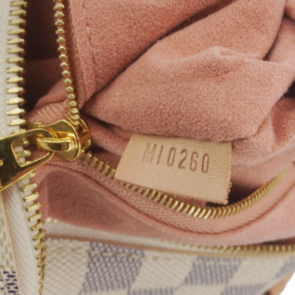 LOUIS VUITTON Beaubourg MM Damier Azur Shoulder Bag Rose Ballerine
