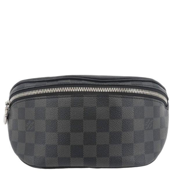 LOUIS VUITTON Campus Damier Graphite Bumbag Black