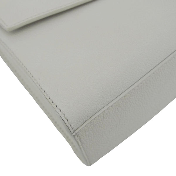 LOUIS VUITTON Lockme PM Monochrome Soft Calfskin Leather Tote Bag White