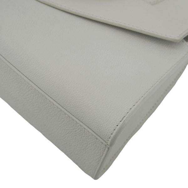 LOUIS VUITTON Lockme PM Monochrome Soft Calfskin Leather Tote Bag White