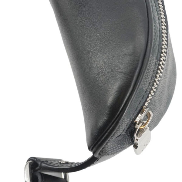 LOUIS VUITTON Campus Damier Graphite Bumbag Black