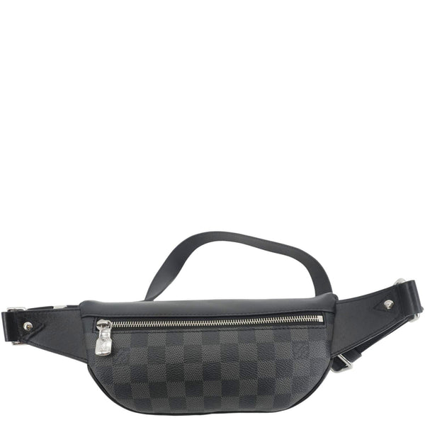 LOUIS VUITTON Campus Damier Graphite Bumbag Black