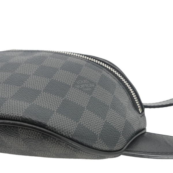 LOUIS VUITTON Campus Damier Graphite Bumbag Black