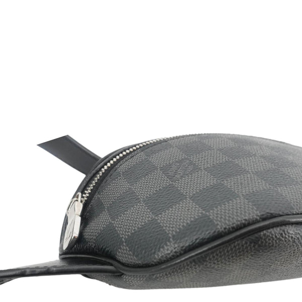 LOUIS VUITTON Campus Damier Graphite Bumbag Black