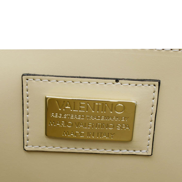 VALENTINO By Mario Valentino Leather Tote Bag Cream