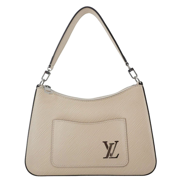 LOUIS VUITTON Marelle Epi Leather Shoulder Bag Cream