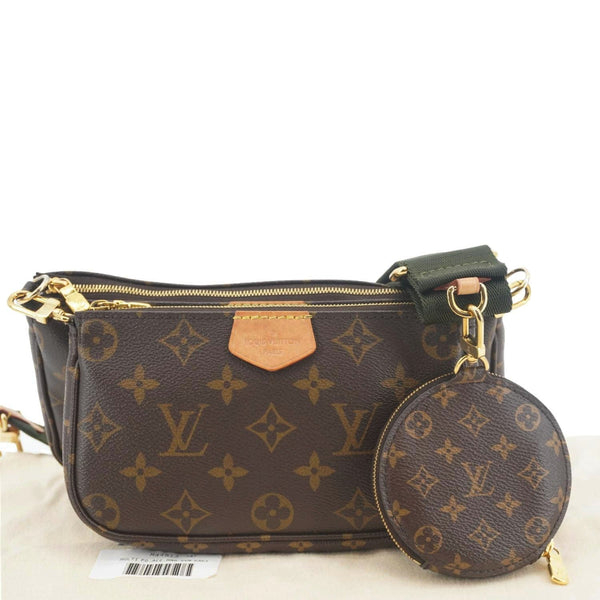 LOUIS VUITTON Multi Pochette Accessoires Monogram Canvas Crossbody Bag Brown