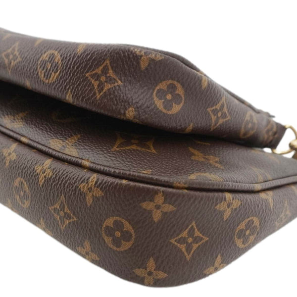 LOUIS VUITTON Multi Pochette Accessoires Monogram Canvas Crossbody Bag Brown