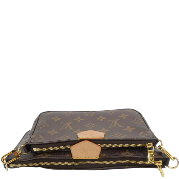 LOUIS VUITTON Multi Pochette Accessoires Monogram Canvas Crossbody Bag Brown