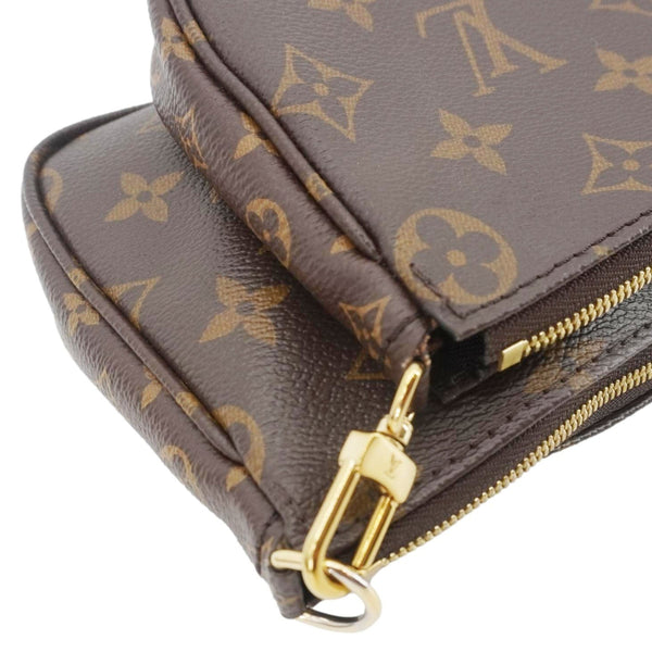 LOUIS VUITTON Multi Pochette Accessoires Monogram Canvas Crossbody Bag Brown