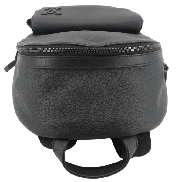 LOUIS VUITTON Takeoff Aerogram Grained Calf Leather Backpack Black