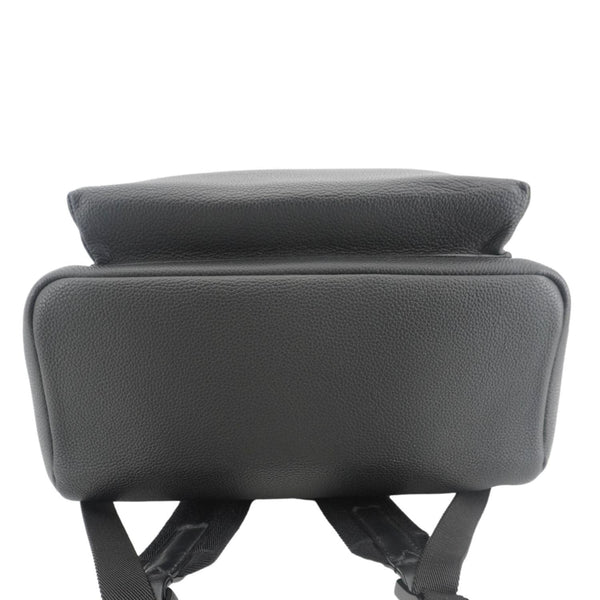 LOUIS VUITTON Takeoff Aerogram Grained Calf Leather Backpack Black