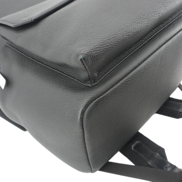 LOUIS VUITTON Takeoff Aerogram Grained Calf Leather Backpack Black