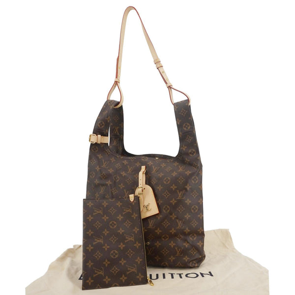 LOUIS VUITTON Atlantis GM Monogram Canvas Shoulder Bag Brown