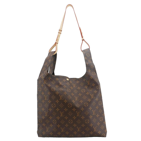 LOUIS VUITTON Atlantis GM Monogram Canvas Shoulder Bag Brown