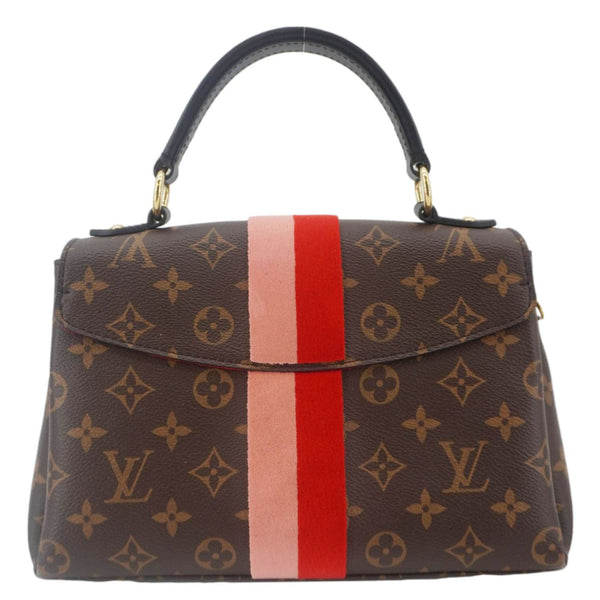 LOUIS VUITTON Georges BB Monogram Canvas Shoulder Bag Coquelicot Peach