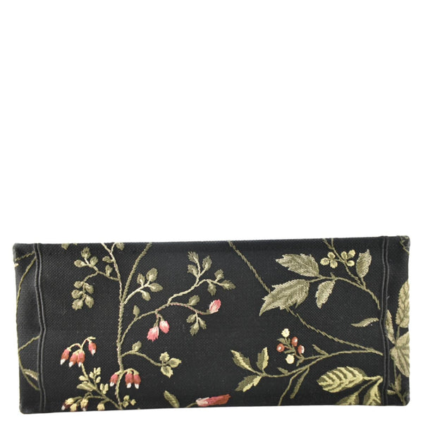 CHRISTIAN DIOR Book Embroidery Canvas Tote Bag Multicolor