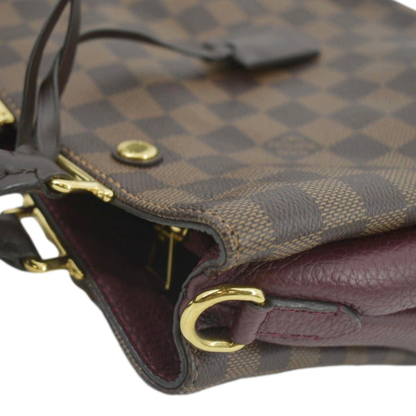 LOUIS VUITTON Brittany Damier Ebene Shoulder Bag Brown
