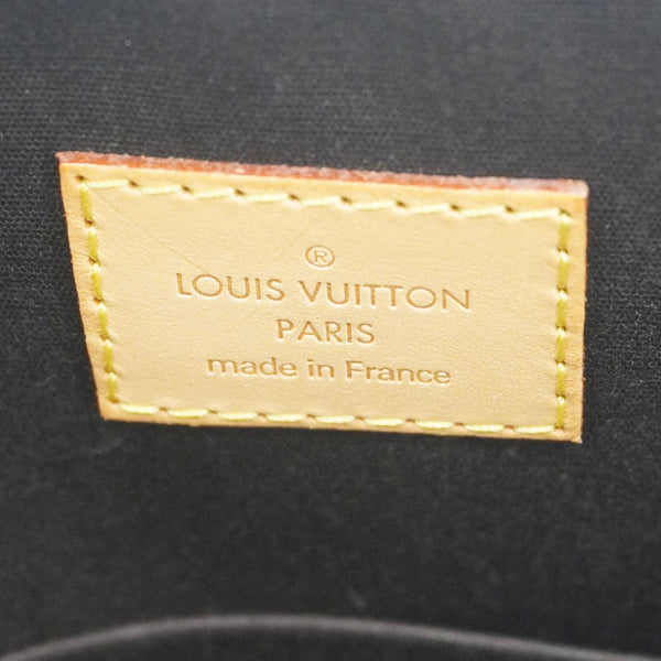 LOUIS VUITTON Bellevue Vernis Leather Tote Bag Burgundy