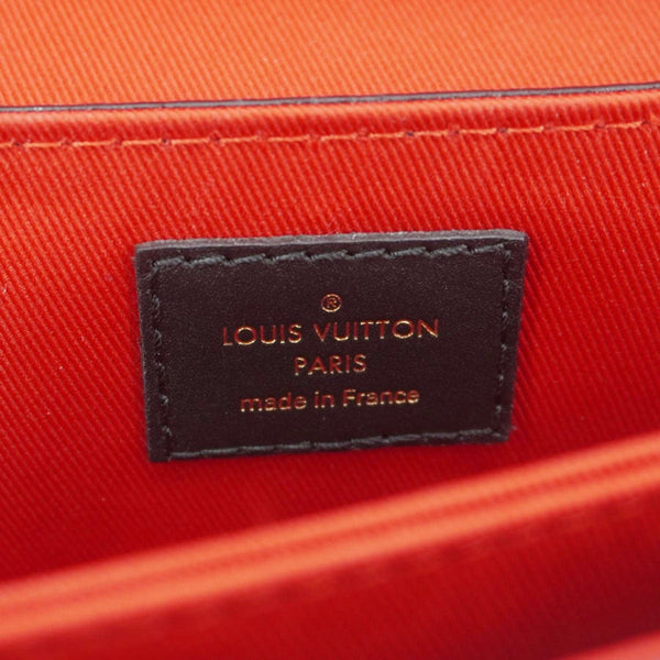 LOUIS VUITTON Georges BB Monogram Canvas Shoulder Bag Coquelicot Peach