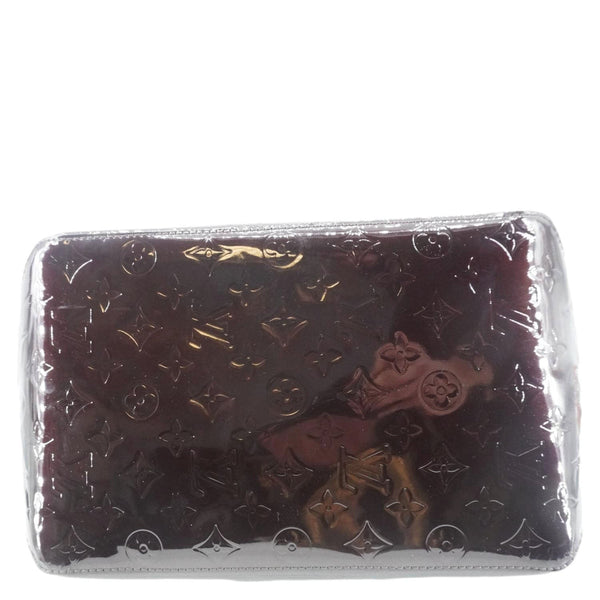 LOUIS VUITTON Bellevue Vernis Leather Tote Bag Burgundy