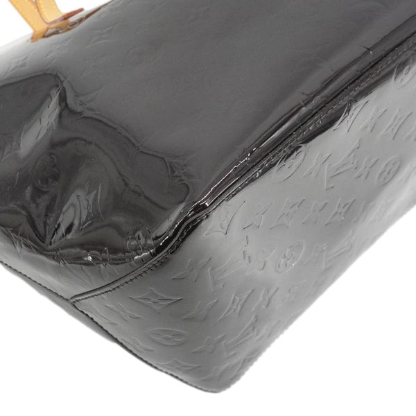 LOUIS VUITTON Bellevue Vernis Leather Tote Bag Burgundy