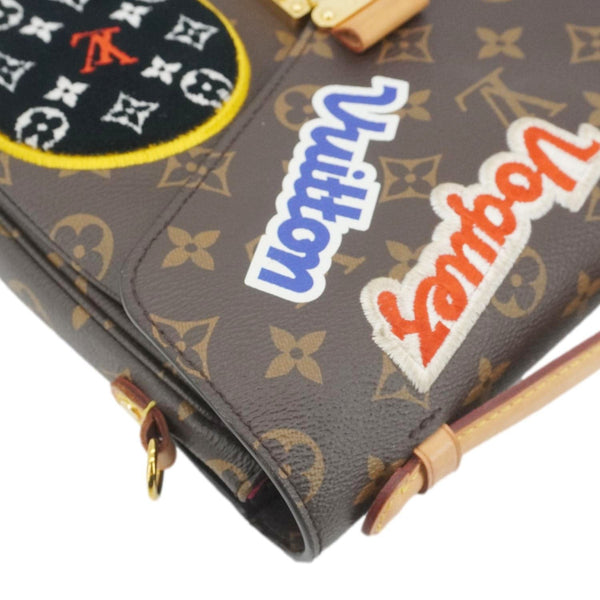 LOUIS VUITTON Metis Pochette Patches Monogram Canvas Crossbody Bag Brown