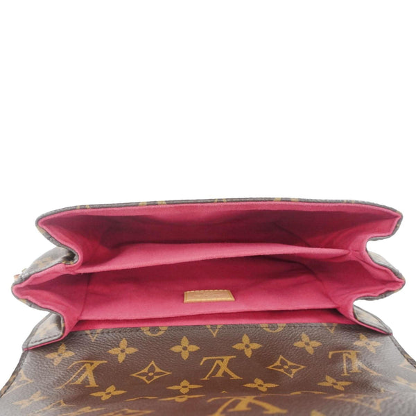 LOUIS VUITTON Metis Pochette Patches Monogram Canvas Crossbody Bag Brown