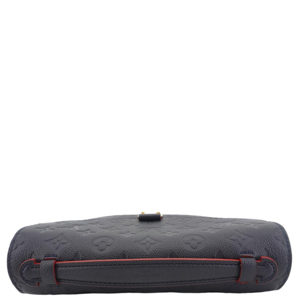 LOUIS VUITTON Metis Pochette Empreinte Leather Crossbody Bag Navy Blue