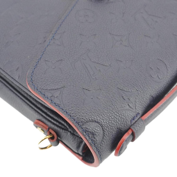LOUIS VUITTON Metis Pochette Empreinte Leather Crossbody Bag Navy Blue
