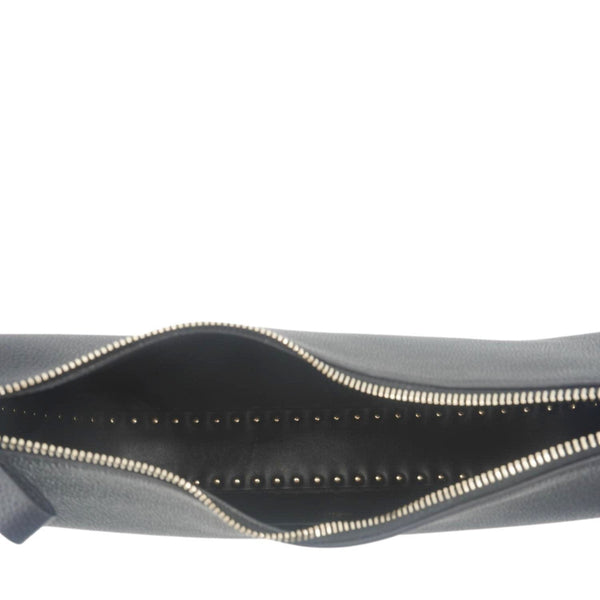 VALENTINO Garavani Rockstud Leather Hobo Bag Black