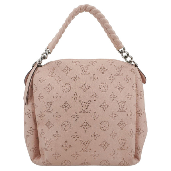 LOUIS VUITTON Babylone BB Mahina Leather Chain Shoulder Bag Magnolia
