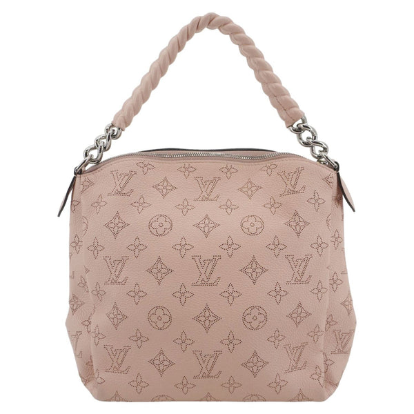 LOUIS VUITTON Babylone BB Mahina Leather Chain Shoulder Bag Magnolia