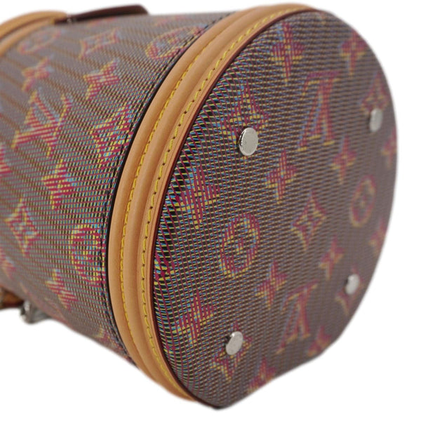 LOUIS VUITTON Cannes LV Pop Canvas Shoulder Bag Brown