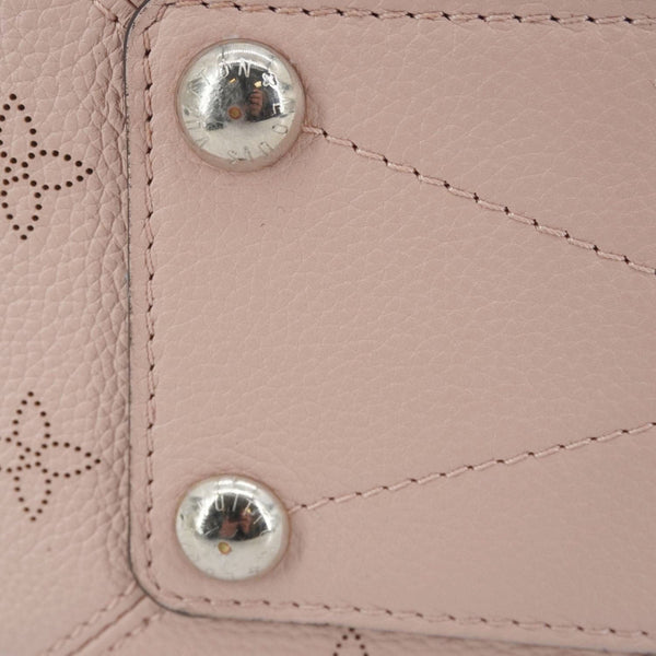 LOUIS VUITTON Babylone BB Mahina Leather Chain Shoulder Bag Magnolia