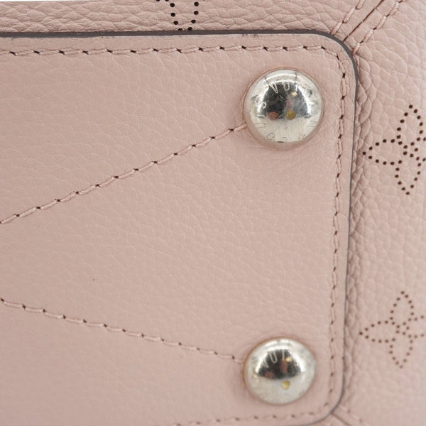 LOUIS VUITTON Babylone BB Mahina Leather Chain Shoulder Bag Magnolia