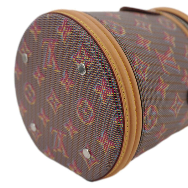 LOUIS VUITTON Cannes LV Pop Canvas Shoulder Bag Brown